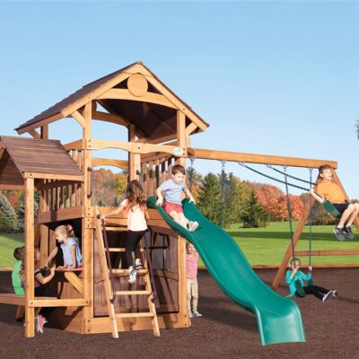 Adventure Outlook XL 2 | Parque de Madera con Playhouse XL