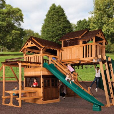 Titan Treehouse XL 10 | El Parque Infantil de Madera más Grande