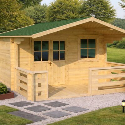 Caseta de Madera Tierra Viva S7 3,60x2,80 m