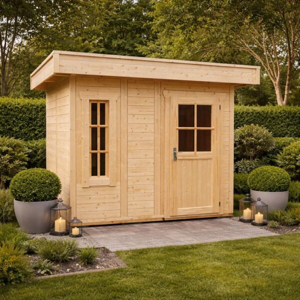 Caseta de Madera Raíz Viva L 2,42x1,82 m