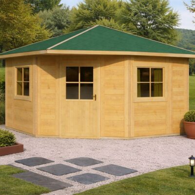 Caseta de Madera LILIE E4 3,44x3,44 m
