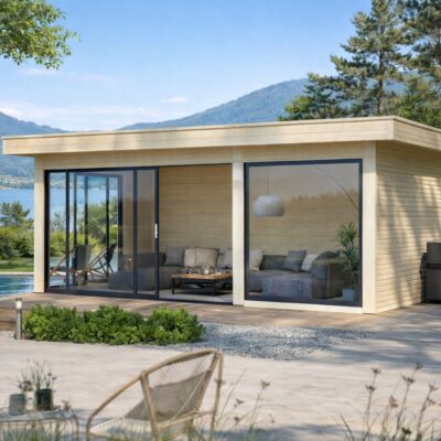 Caseta Madera Ribera 6x3 m