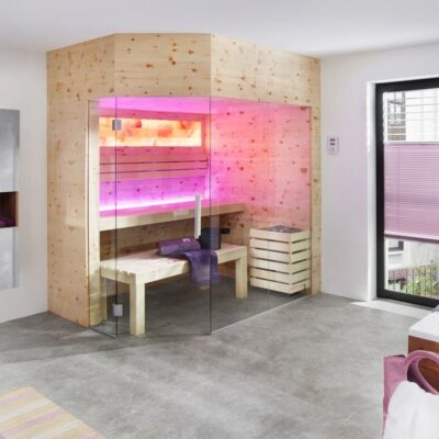 Sauna LauraLine® de Pino Suizo