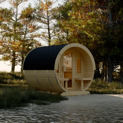 Sauna Exterior de Madera FASSBA