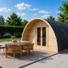 Glamping de lujo de madera