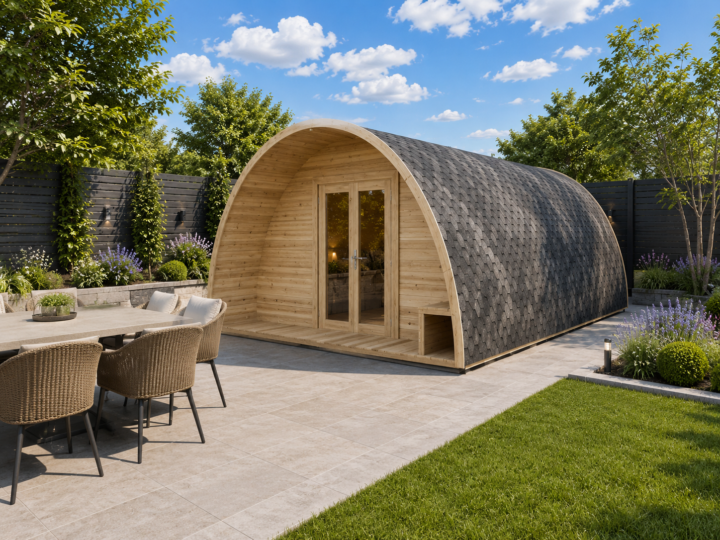 Cabaña glamping profesional