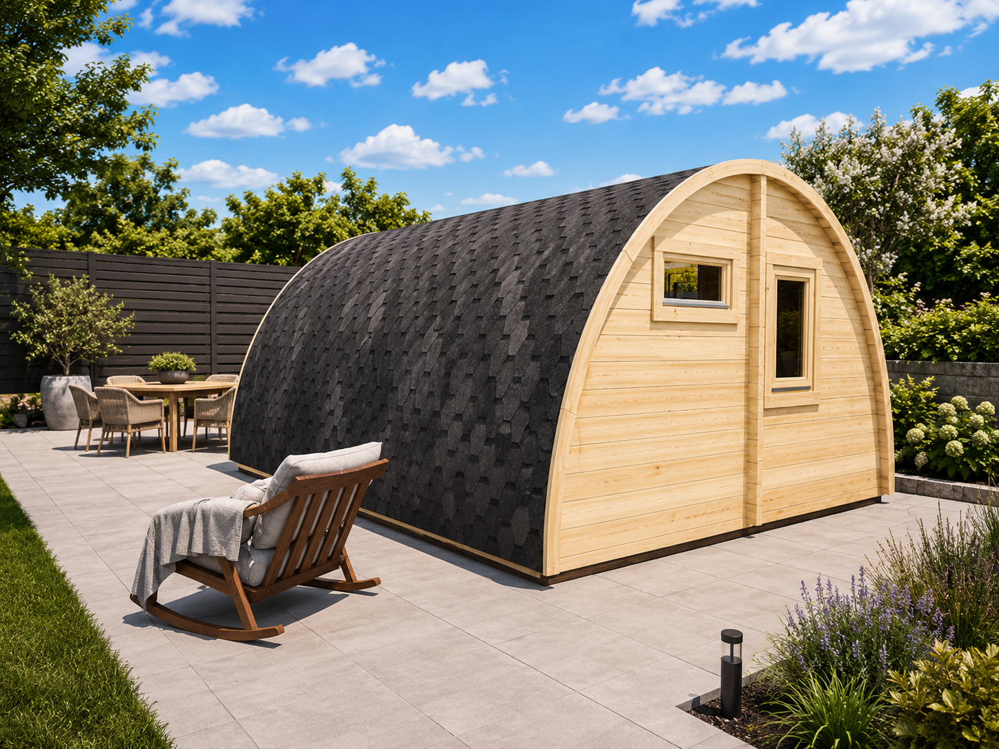 Cabaña Glamping Profesional Luna Studio Pro 4X6 M Aislamiento Incluido - Kora Habitat Cabaña glamping profesional