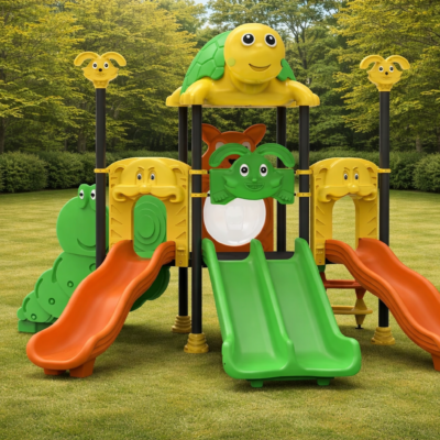 Parque Infantil Animales PSI-03 | Homologado EN 1176 | 3 Toboganes