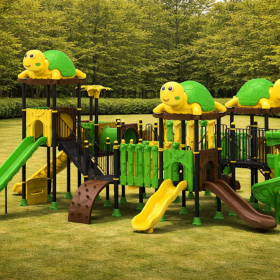 Mega Parque Selva PSI-16 | Tortugas Gigantes y 4 Toboganes | EN 1176