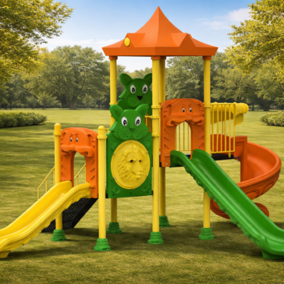 Parque Infantil Animal PSI-05 | Tobogán Espiral y Diseño Safari | EN 1176