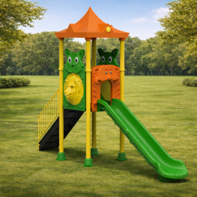 Parque Infantil Animal PSI-04 | Tobogán y Cúpula Preescolar | EN 1176