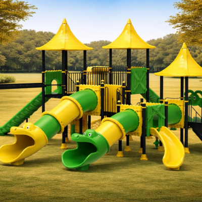 Parque Infantil Serpiente PSI-19 | Tobogán Tubular y 10m Largo | EN 1176