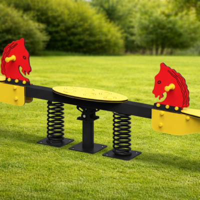 Sube y Baja Caballitos PSA-06 | Con Resortes de Seguridad | Profesional