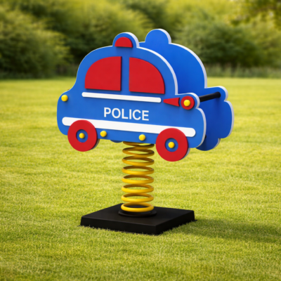 Balancín de Resorte Patrulla PSA-08 | Coche de Policía | Profesional