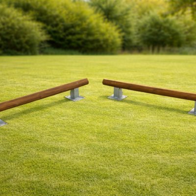 Barra de Equilibrio MSP-2 | Madera y Acero Galvanizado | 2 Metros