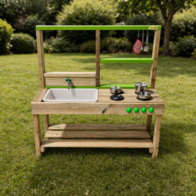 Cocina Infantil de Madera Exterior MSA-25 | Montessori | Madera Tratada