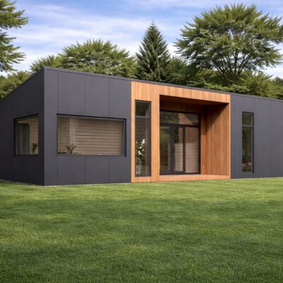 Cabaña Híbrida Tipo B 3 Habitaciones