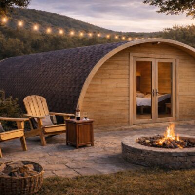 Glamping LUNA STUDIO ONE BED A 4x8 m