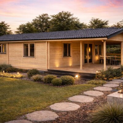 Cabaña de Madera 15,5x9 m