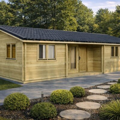 Cabaña Madera Económica Tipo E