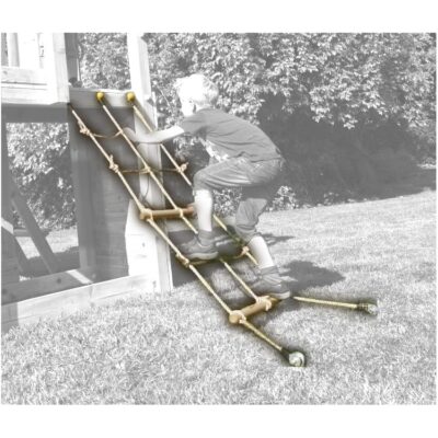 Escalera de Cuerda Infantil MSA-11 | 120-150 cm | Peldaños de Madera