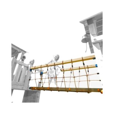 Puente Colgante de Madera MSA-12 | Conector para Torres | Cuerda Reforzada