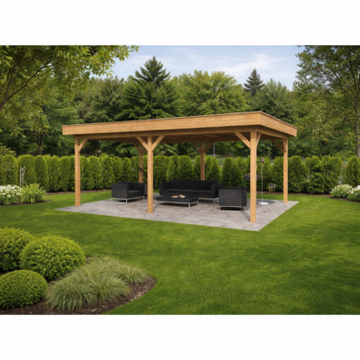 Pérgola Boreal XL 678x430 | Abeto Douglas Impermeable EPDM