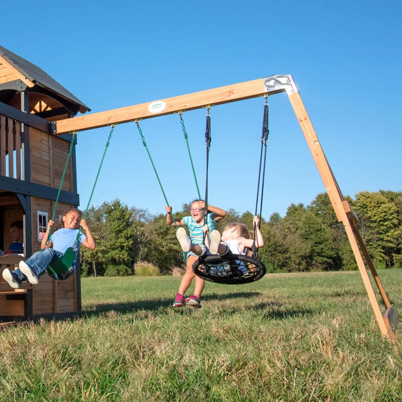 Parque infantil parque infantil de madera canyon creekl 5,2x4,1m l 21,3m²