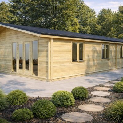 Cabaña de Madera 8x14 m