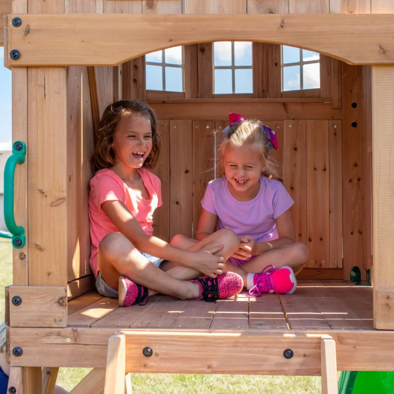 Parque de madera infantil parque infantil de madera montpelier l 4,9x4,3m l 21m²