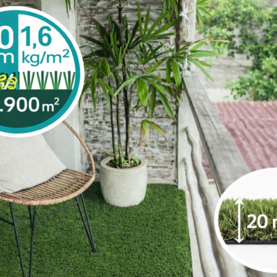 Green Sintra 20mm | Césped Artificial Barato y Resistente