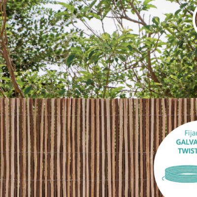 Mimbre Vimet Duo | Cerramiento Bicolor Natural y Elegante