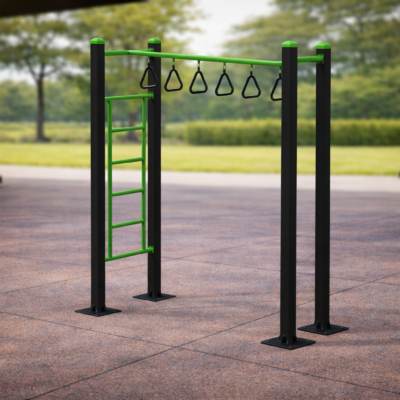 Juego de Aros con Escalera PSF-15 | Estación de Calistenia Exterior