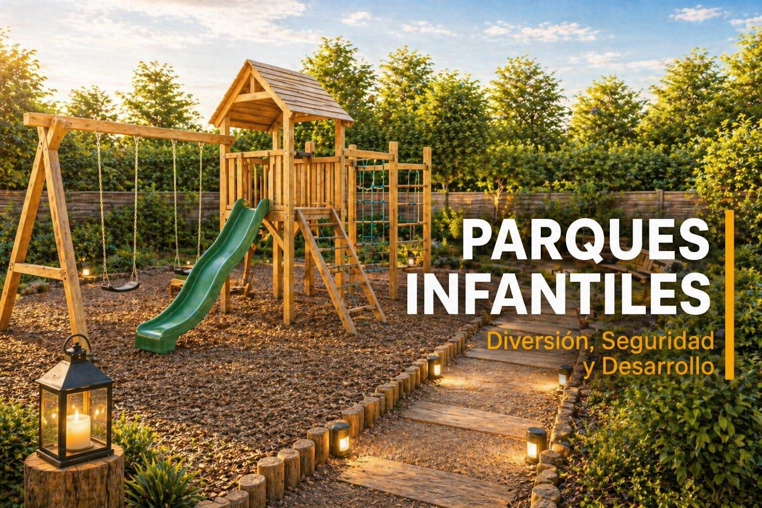 Parques infantiles de madera