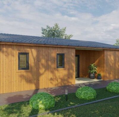 Cabaña Madera Económica 3 Hab