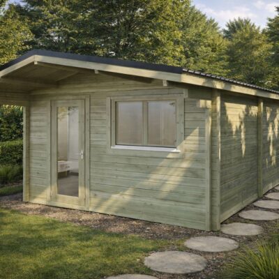 Cabaña Madera Económica Tipo C