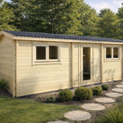 Cabaña Madera Económica Tipo D