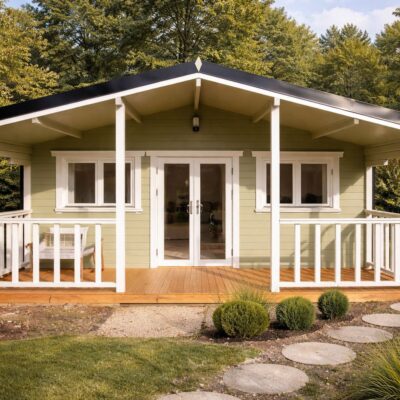 Cabaña Madera 2 Dormitorios Tipo F