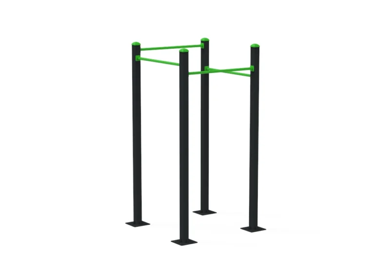 Gimnasio exterior biosaludable estructura de barras altas psf-17 | dominadas y calistenia exterior gimnasio exterior biosaludable