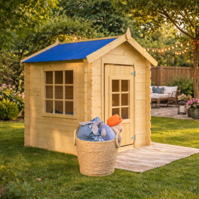 Casita de Madera Infantil 105x105 cm | Certificada EN-71 |