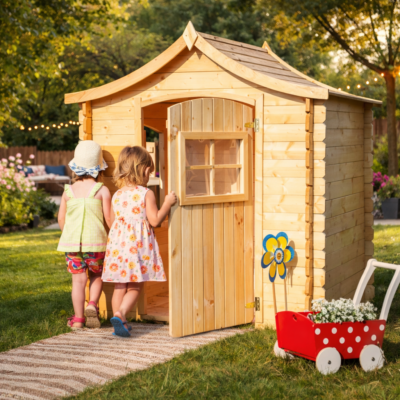 Casita Infantil Pagoda de Madera 19mm | EN-71