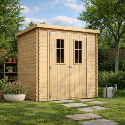 Caseta Madera Jardín Moderna 2.22m² | Suelo Opcional | TBL-3