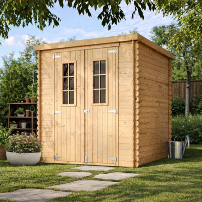 Caseta Madera Jardín 2x2m Modern Garden XL | Suelo Opcional