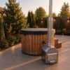 Jacuzzi hidromasaje estufa exterior