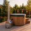 Jacuzzi de Madera con Estufa de Leña