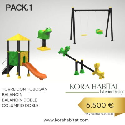 Pack parque infantil pvc