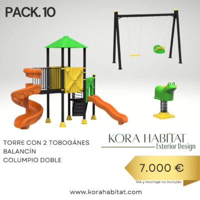 Pack parque infantil pvc