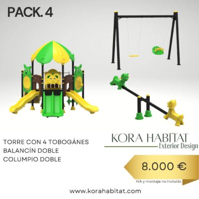 Pack parque infantil pvc