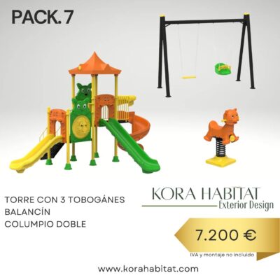 Pack parque infantil pvc