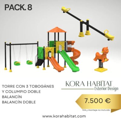 Pack parque infantil pvc